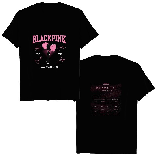 Black Pink Blink Gift Black Pink Graphic World Tour 2025 for M&WM T-Shirt