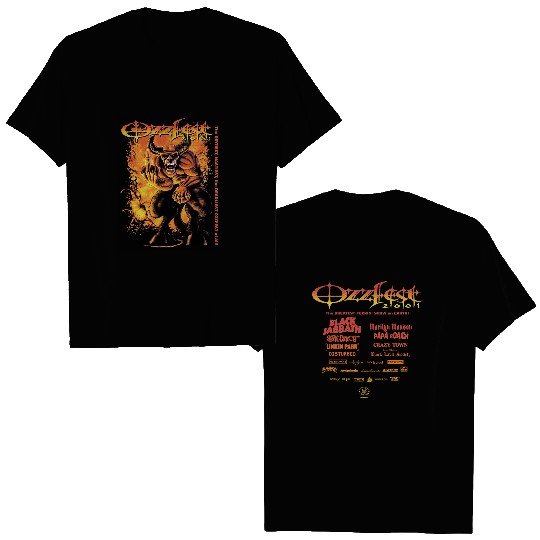 VTG 2001 Ozzfest Tour Concert Rock Heavy Metal T-Shirt