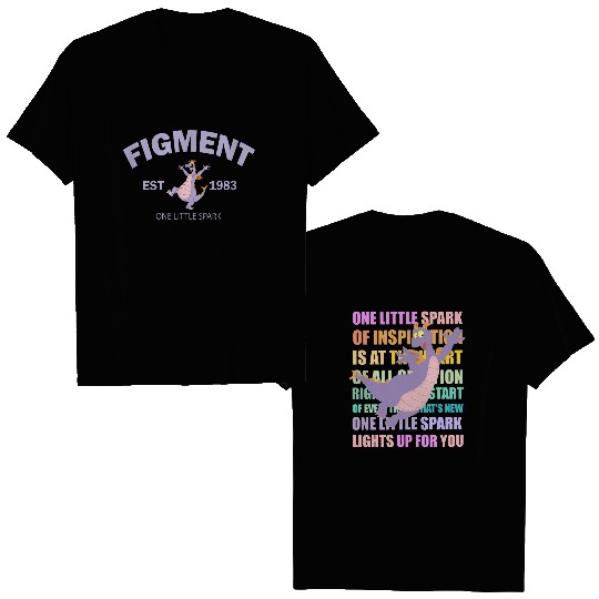 Retro Disney Figment 2 Sides Shirt, Epcot Figment Shirt, Figment est 1983