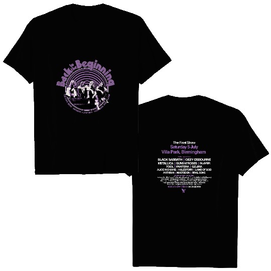 Back To The Beginning 2025 Black Sabbath And Ozzy Osbourne Event Tee The Final Shirt Heavyweight T-shirt Men