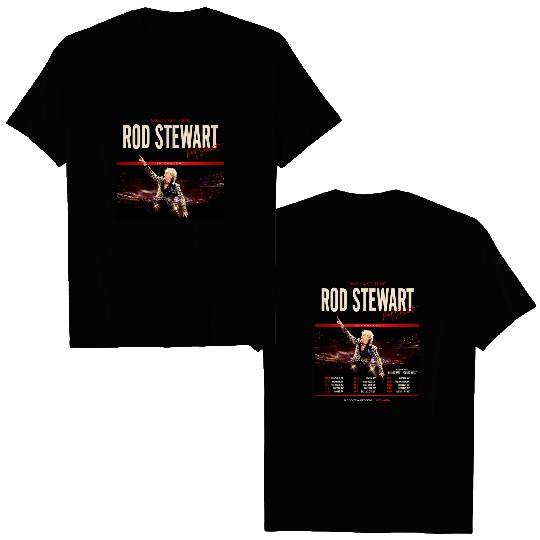 New Rod Stewart 2 Sides To Tour One Last Time Again In 2026 Shirt