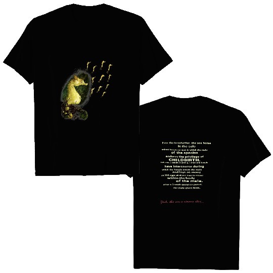 90s Nirvana All Apologies Seahorse Birth 1993 Kurt Cobain Rock Grunge Double Sided T Shirts
