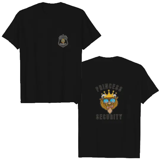 2-sided Princess Security T-shirt, Disney Beauty And The Beast Tee, Father's Day Gifts Ideas