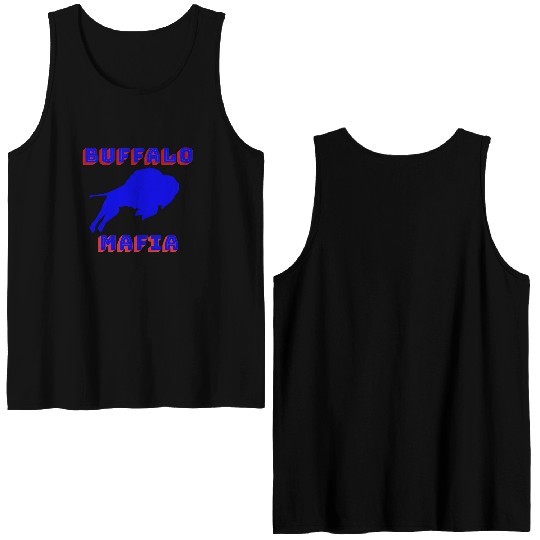 Bills Mafia Makes A Great For Buffalo Sports Fan Double Sided Tank Tops