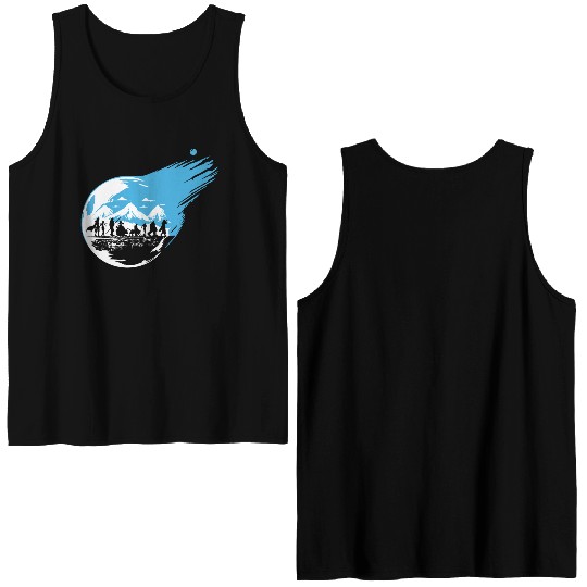 Final Fantasy 7 Inspired Double Sided Tank Tops