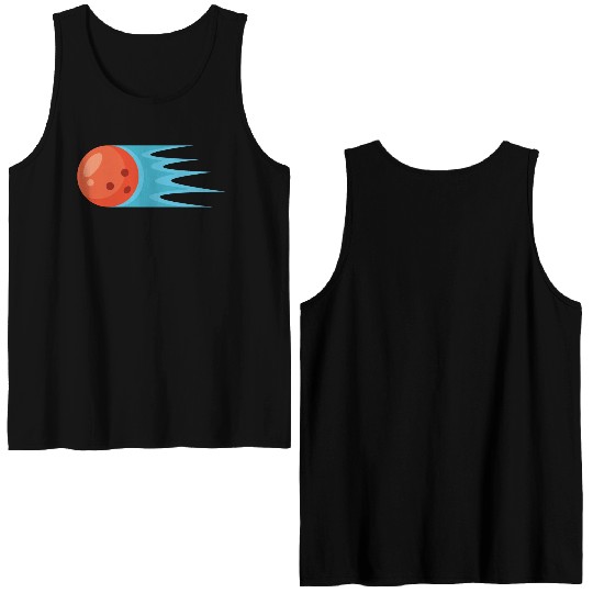 bowling ball Double Sided Tank Tops