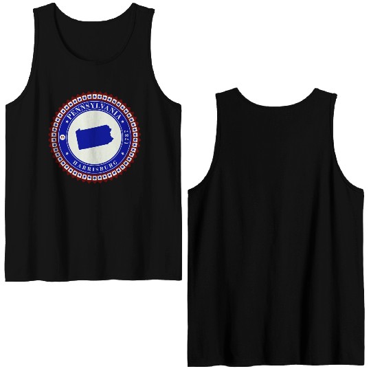Pennsylvania Double Sided Tank Tops