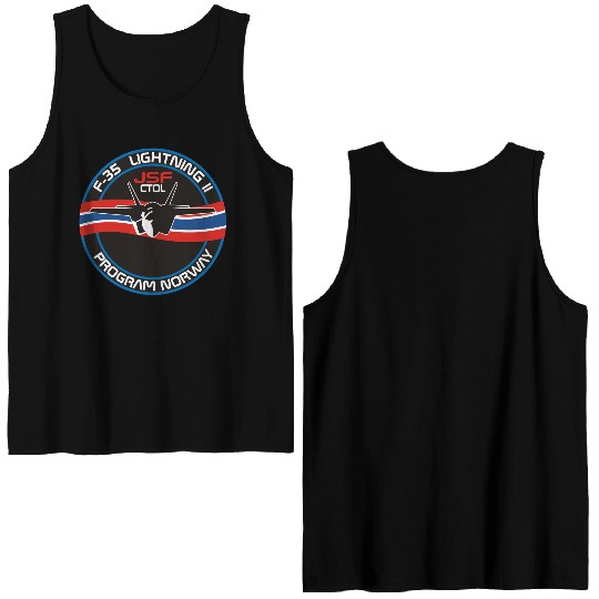 F-35 Lightning II Norway Double Sided Tank Tops