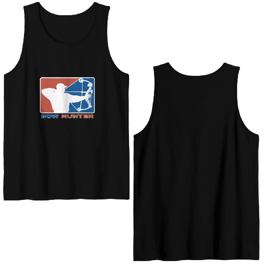 Bow Hunter Major League Bows and Arrow Hunting Double Sided Tank Tops