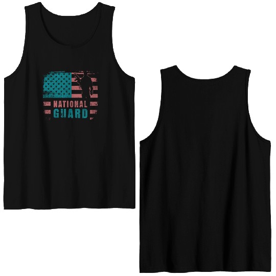 National Guard Veteran Double Sided Tank Tops