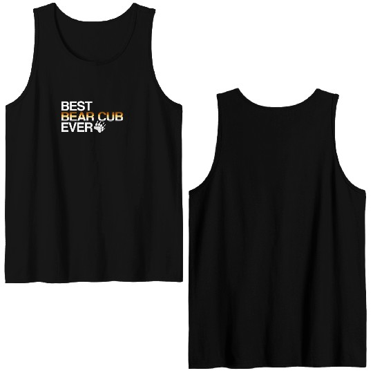 LGBT Gay Pride Best Bear Cub Double Sided Tank Tops