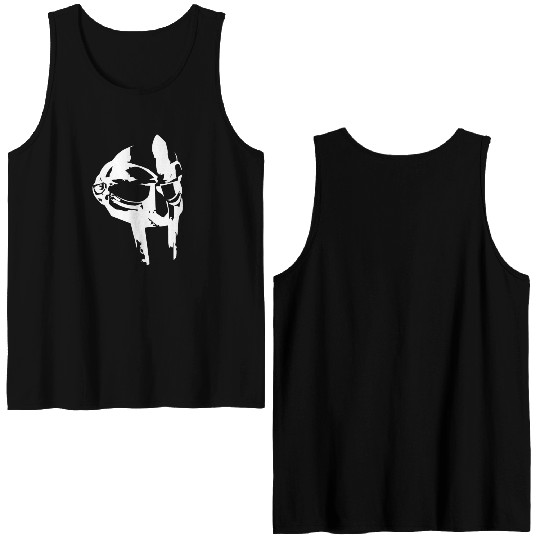 MF Dooom silver mask Double Sided Tank Tops madvillian j dilla madli