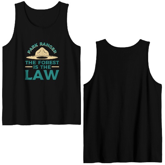 Park Ranger Law Gift Double Sided Tank Tops