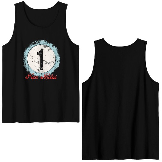 Ken Miles Rugged Number Double Sided Tank Tops