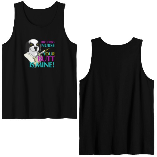 BIG DOG NURSE Double Sided Tank Tops