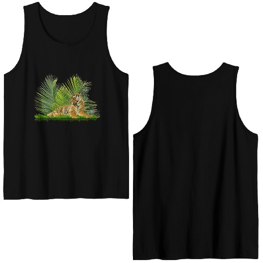 Tiger Double Sided Tank Tops