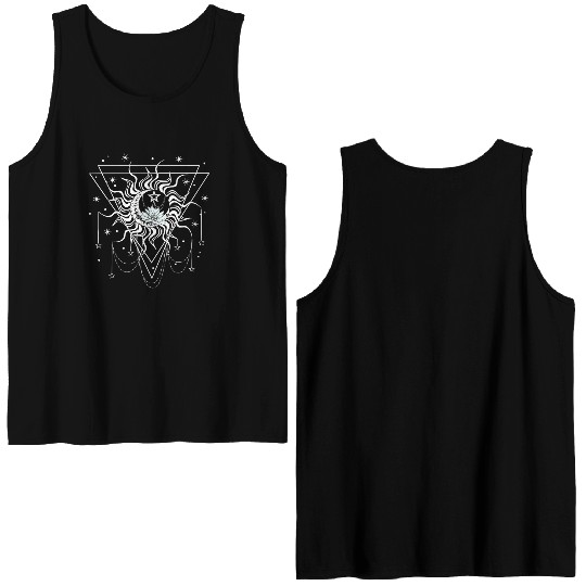 sun moon star Double Sided Tank Tops