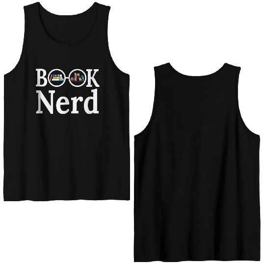 Book Nerd Double Sided Tank Tops