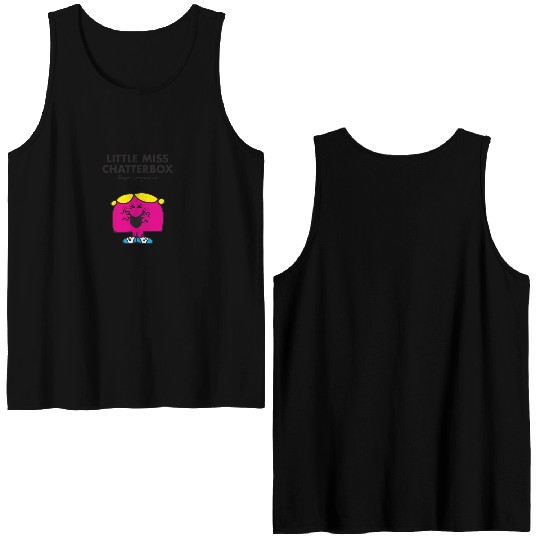 Mr Men Little Miss Chatterbox Double Sided Tank Tops