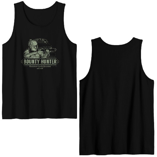 Boba Fett and son Bounty hunter Double Sided Tank Tops