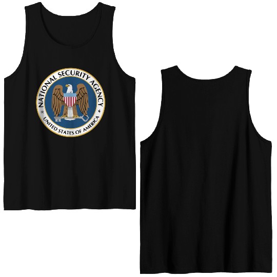 National Security Agency Nsa Military Intelligence Double Sided Tank Tops