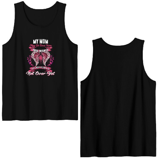 Angel Mommy Angel Wings Apparel Rest in Peace Mom Double Sided Tank Tops