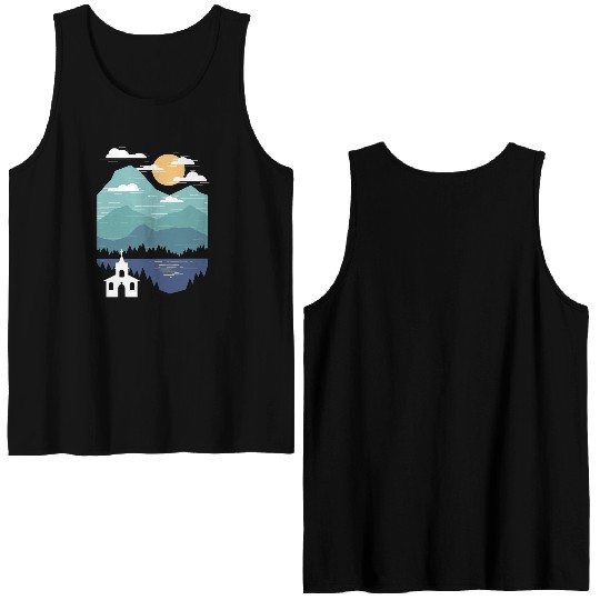 Church On The Water Double Sided Tank Tops