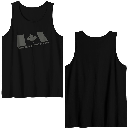 Canadian Armed Forces Army Military Double Sided Tank Tops