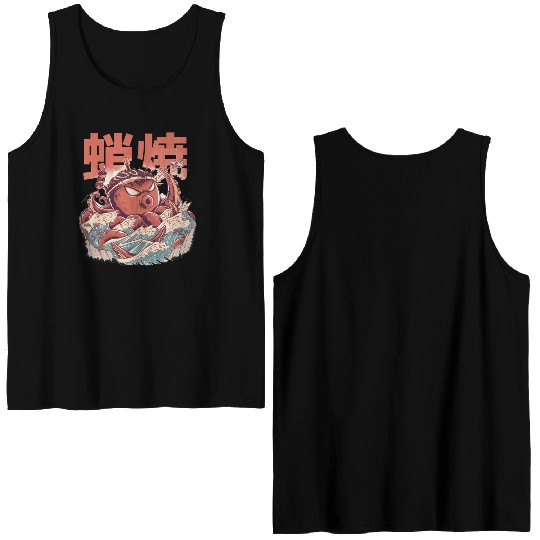 TAKOYAKI ATTACK Double Sided Tank Tops