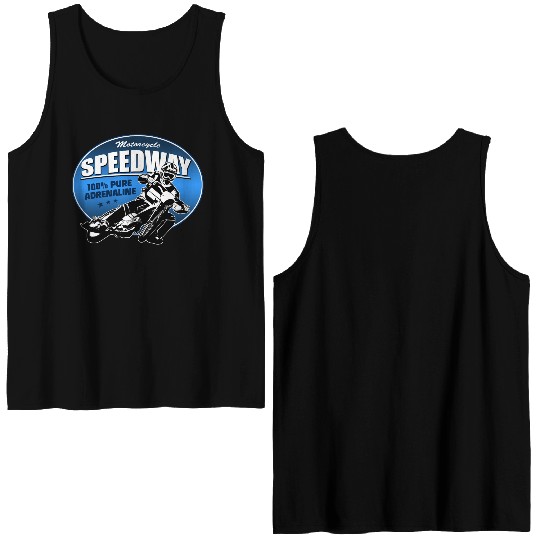 Motorcycle Speedway Racing Double Sided Tank Tops
