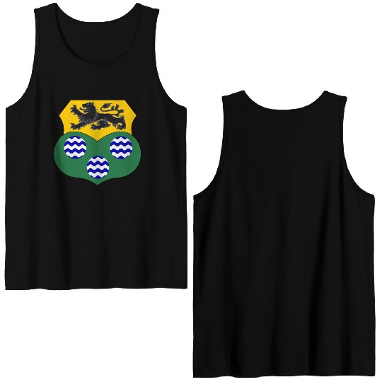 Coat of Arms of County Leitrim, Ireland Double Sided Tank Tops