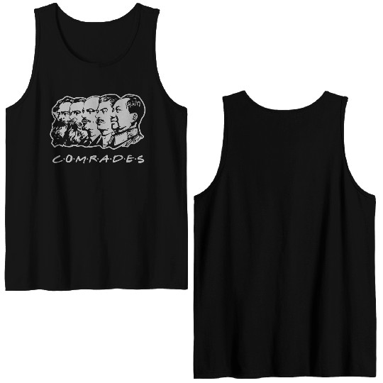 Communist Comrades Friends Double Sided Tank Tops