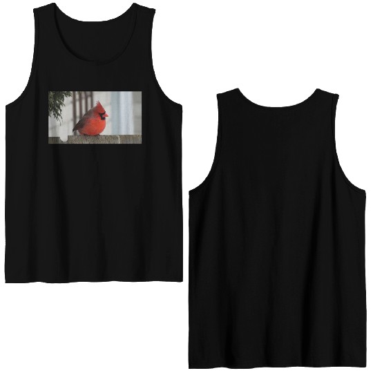 Brilliant Cardinal Bird 2 Double Sided Tank Tops