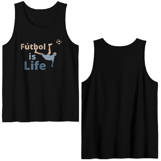 Football is life Double Sided Tank Tops