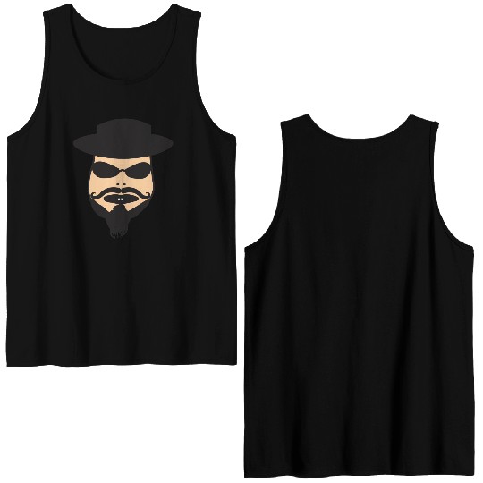 best design | New design angry man face best Double Sided Tank Tops