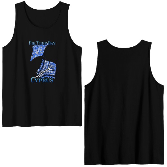 Fig Tree Bay Vacation Tribal Stingrays Double Sided Tank Tops