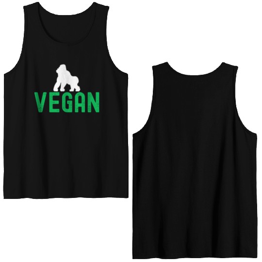 VEGAN Gorilla Double Sided Tank Tops