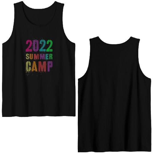 2022 SUMMER CAMP for Friends and Mates to Sign Double Sided Tank Tops