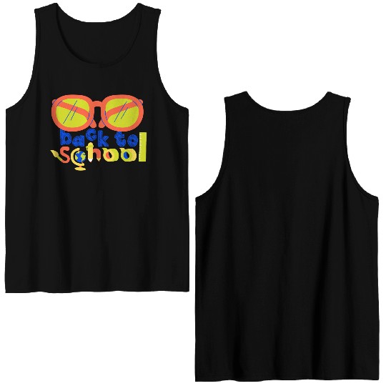 Back To School Double Sided Tank Tops