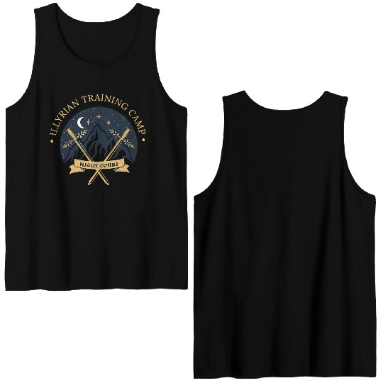 ACOTAR Illyrian Training Camp Camping Lover Double Sided Tank Tops