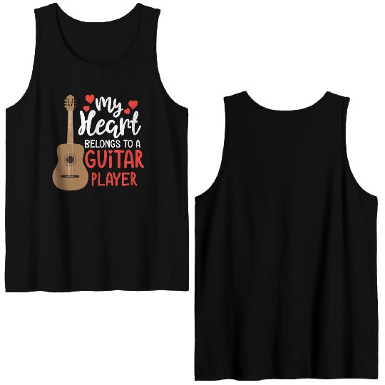 Guitar Player Clothing Musician Gift for Him Her Double Sided Tank Tops