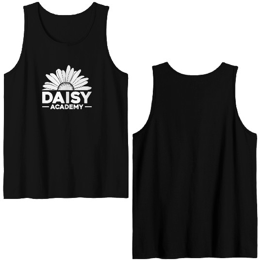 Daisy Garden Gardening Gardener Double Sided Tank Tops