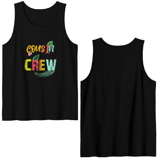 Cousin Crew Family Reunion 2022 summer vacation Double Sided Tank Tops