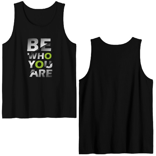 Me vs Me I am My Own Competition Motivational Double Sided Tank Tops