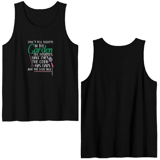Gardening Plants Gardener Plantation Nature Gift Double Sided Tank Tops
