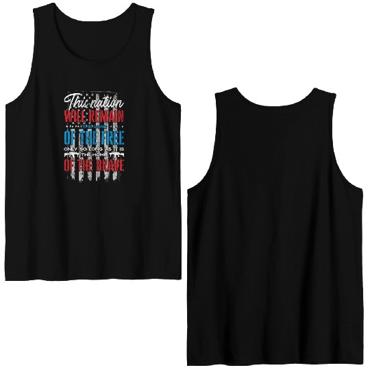 US Patriotic Quotes, Patriot, Patriots Double Sided Tank Tops
