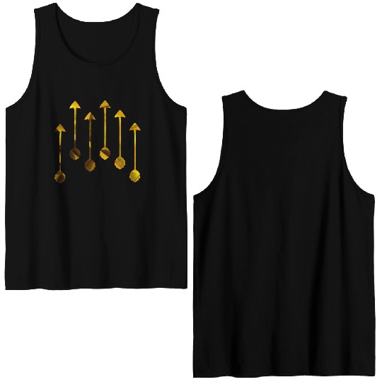 Be Brave Little Arrow (gold) Double Sided Tank Tops