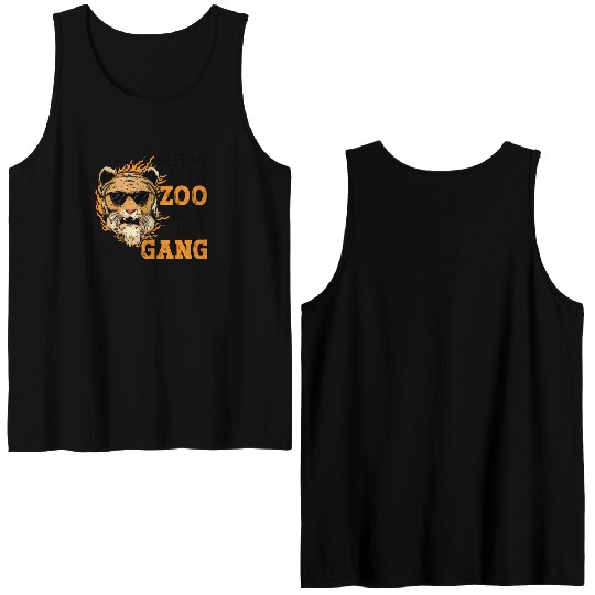 Zookeeper Animal Care Zookeeping Wildlife Nature Double Sided Tank Tops