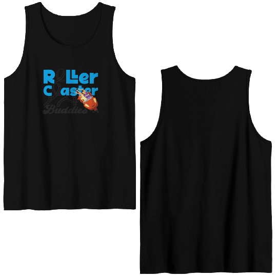 Roller Coaster Friends Besties Double Sided Tank Tops