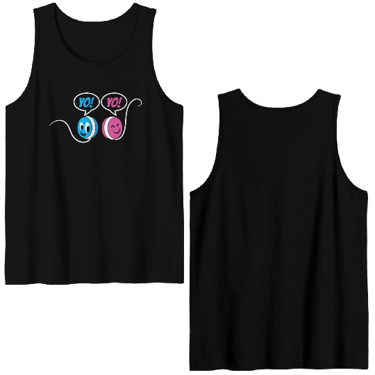 Yoyo Spanish Teacher Gift Yo Yo Double Sided Tank Tops